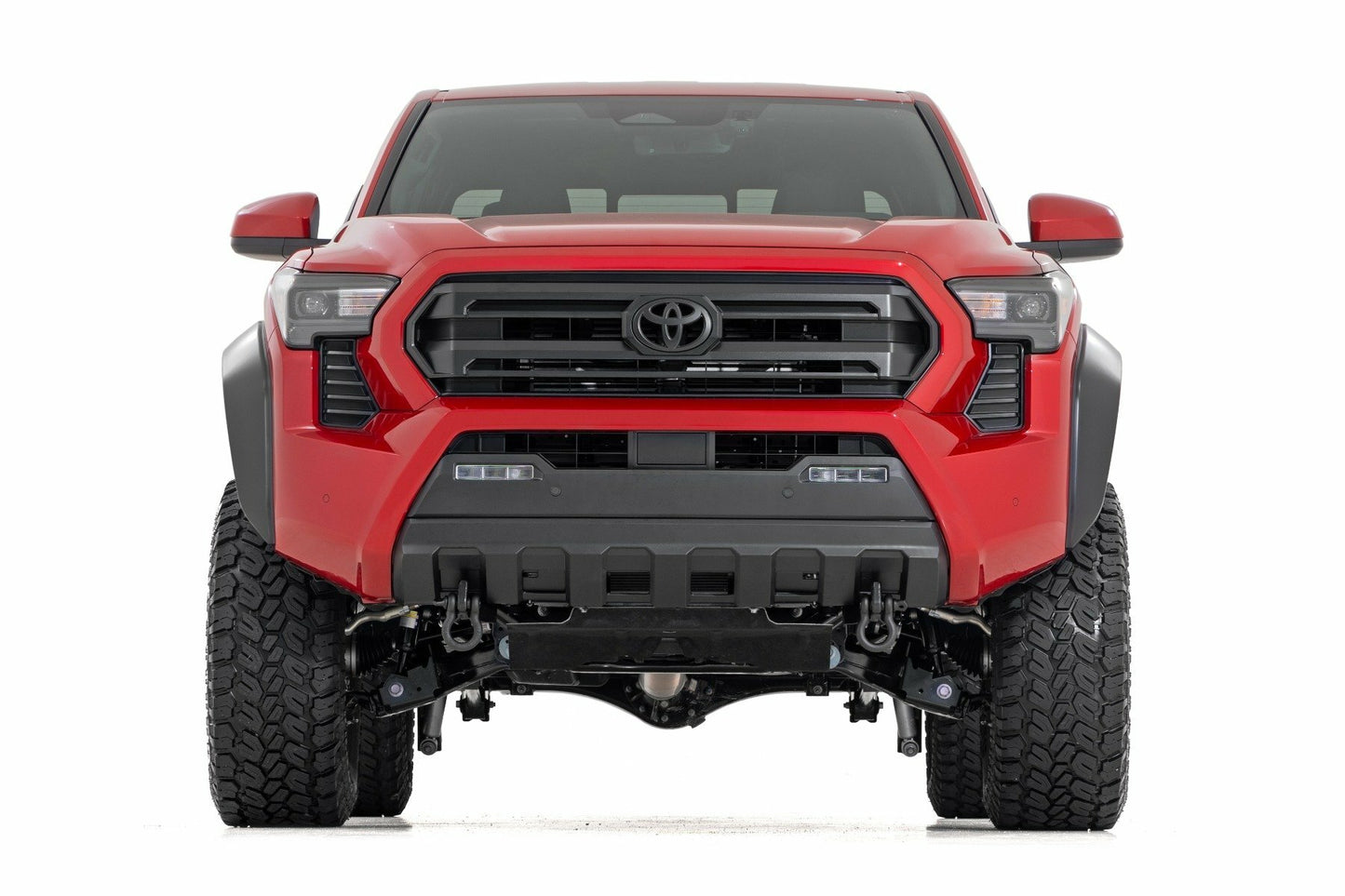 Fits Toyota Tacoma 2WD/4WD (2024) Front Shackle Kit; D-Ring Combo; 73126