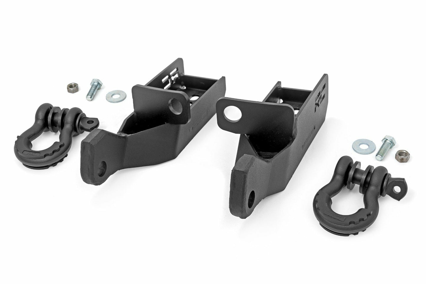Fits Toyota Tacoma 2WD/4WD (2024) Front Shackle Kit; D-Ring Combo; 73126