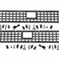 Fits Toyota Tacoma 2WD/4WD (2024) Molle Panel Kit; Side; Bed; 73128