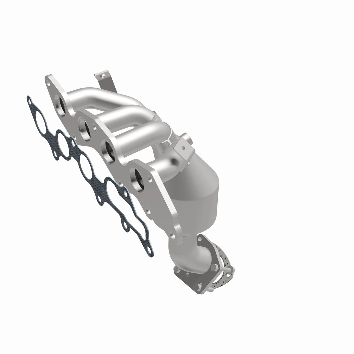 Catalytic Converter with Integrated Exhaust Manifold for HM Grade Federal / EPA Compliant Direct-Fit Manifold Catalytic