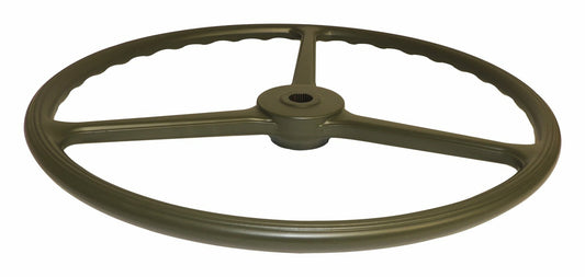Vintage - Plastic Green Steering Wheel - 7375336