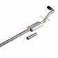 Fits 2014-2019 GM 1500 4.3L/5.3L, 304 Stainless, Single Exit exhaust 737857