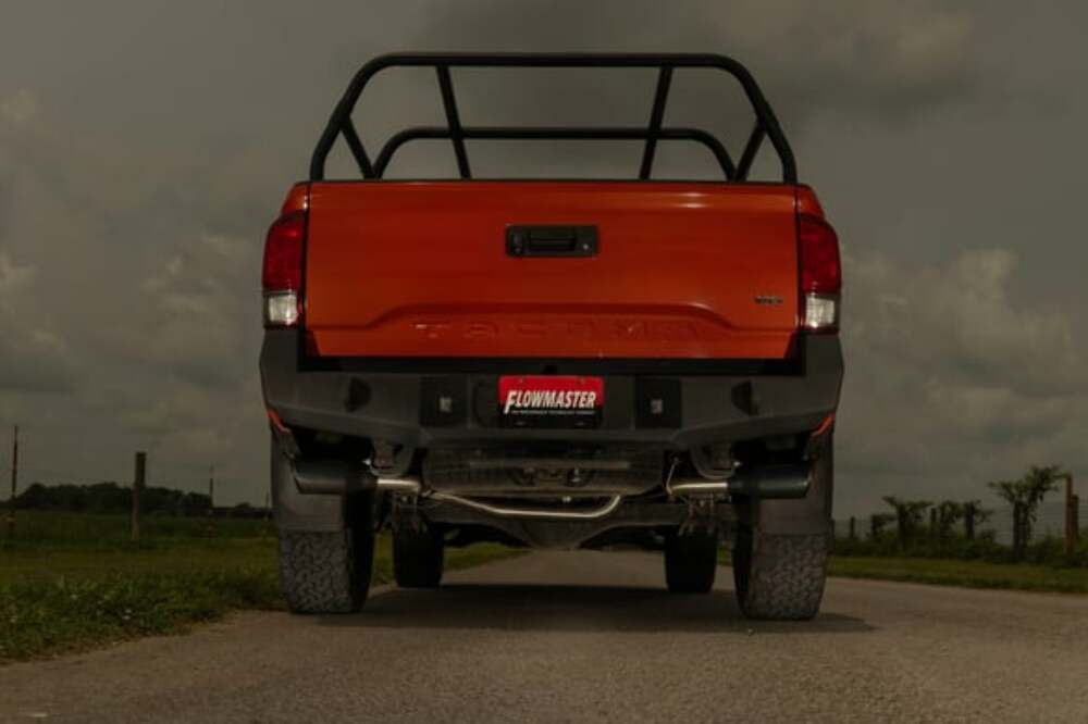 Fits 2016-2023 Toyota Tacoma 3.5L all wheelbases, dual side exit exhaust 737918