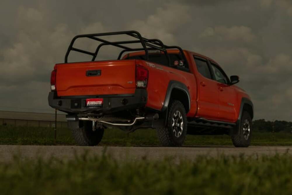 Fits 2016-2023 Toyota Tacoma 3.5L all wheelbases, dual side exit exhaust 737918