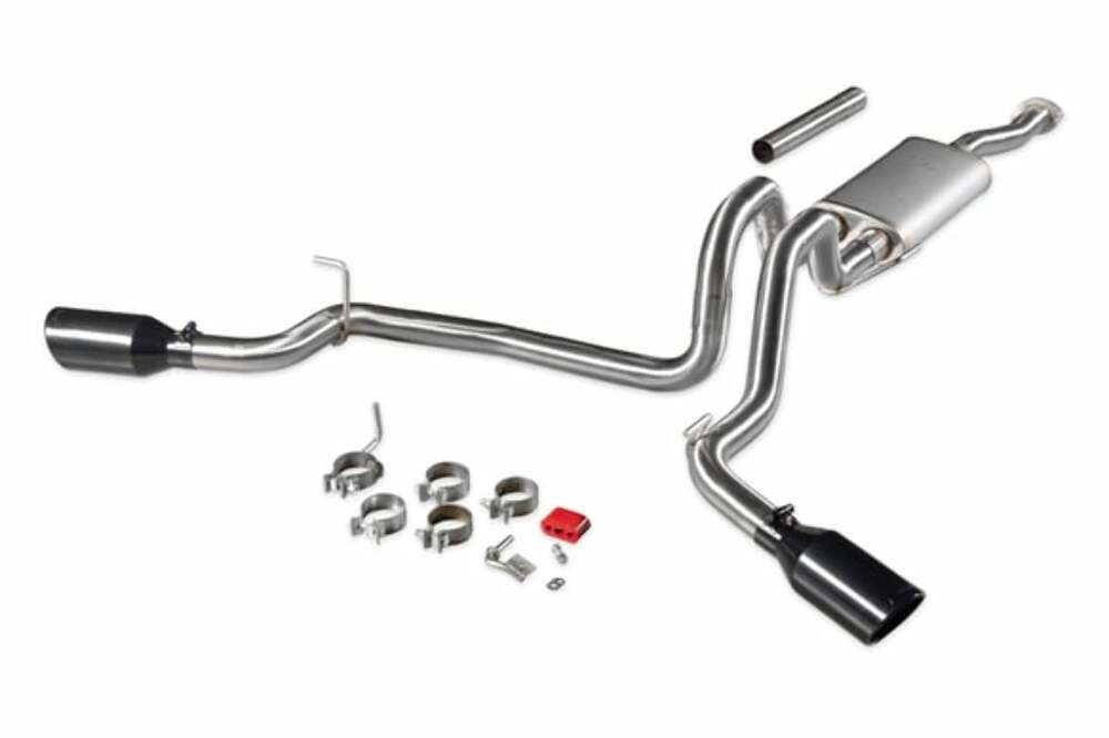 Fits 2016-2023 Toyota Tacoma 3.5L all wheelbases, dual side exit exhaust 737918