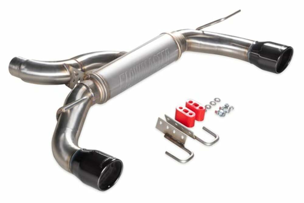 Fits 2021-2024 Ford Bronco 2.3/2.7L Axle-Back, dual rear exit exhaust 738123