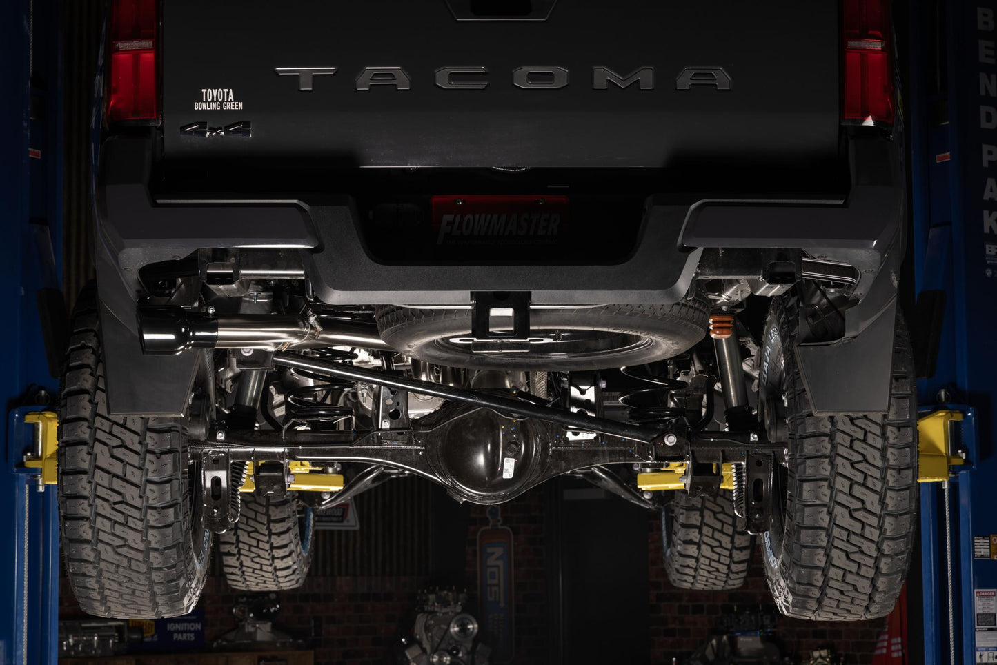 Fits 2024-2026 Toyota Tacoma 2.4-Liter, all wheelbases, w/ rear coil spring