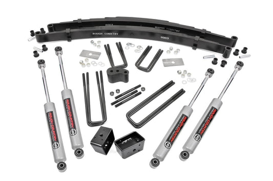 Rough Country 4 Inch Lift Kit - Rear Blocks - Dodge W100 Truck/W200 Truck 4WD (1974-1977) - 305.2