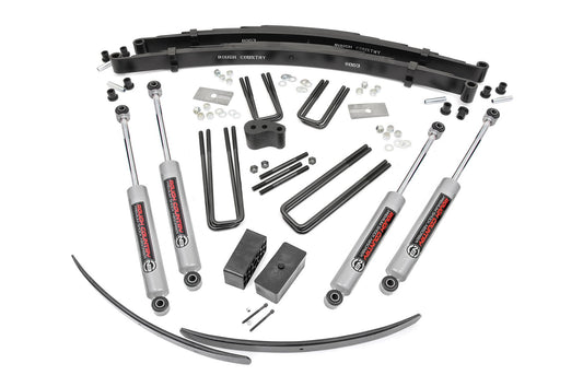 1974 Plymouth Trailduster 4 Inch Lift Kit - Rear Blocks - Dodge/Plymouth Ramcharger/Trailduster (1974) - 315.2