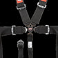 Sfi Camlock 5Pt Pd Lap Seat Belts Blk - 741001RQP