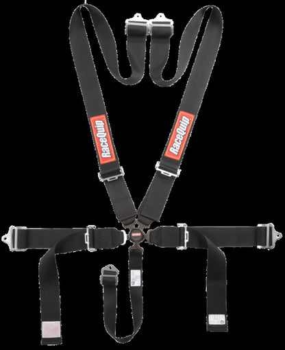 Sfi Camlock 5Pt Pd Lap Seat Belts Blk - 741001RQP