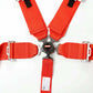 Sfi Camlock 5Pt Pd Lap Seat Belts Red - 741011RQP