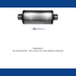 Flowmaster FlowFX Muffler 3.50 in. Center Inlet/Outlet Clamp On Stainless Steel