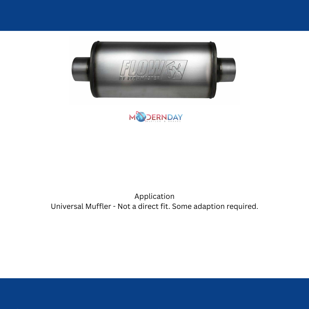 Flowmaster FlowFX Muffler 3.50 in. Center Inlet/Outlet Clamp On Stainless Steel