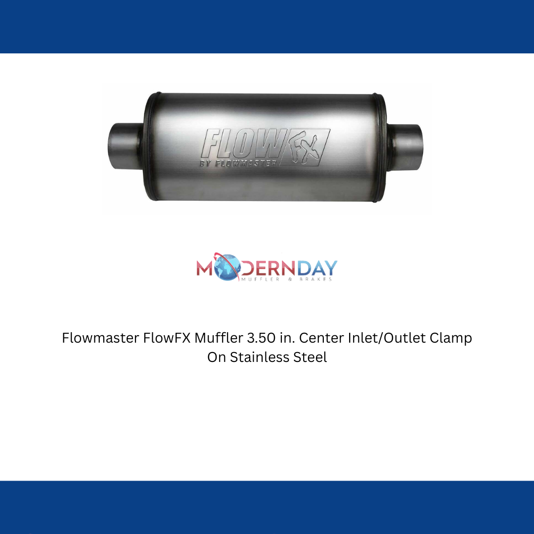 Flowmaster FlowFX Muffler 3.50 in. Center Inlet/Outlet Clamp On Stainless Steel