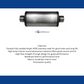 Flowmaster FlowFX Muffler 3.50 in. Center Inlet/Outlet Clamp On Stainless Steel