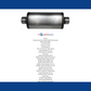 Flowmaster FlowFX Muffler 3.50 in. Center Inlet/Outlet Clamp On Stainless Steel