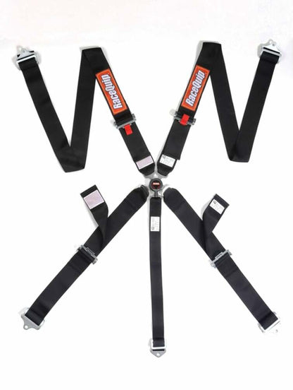 Sfi Camlock 5Pt Pu Lap Seat Belts Blk - 742002RQP