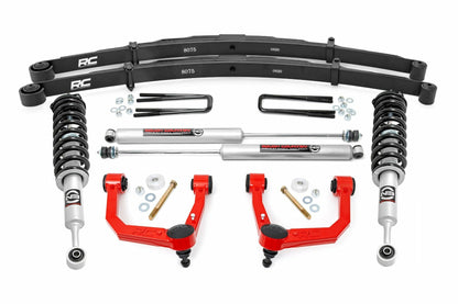 Fits Toyota Tacoma 4WD (2005-2023) 3.5 Inch Lift Kit; UCA; N3 Struts; 74232RED