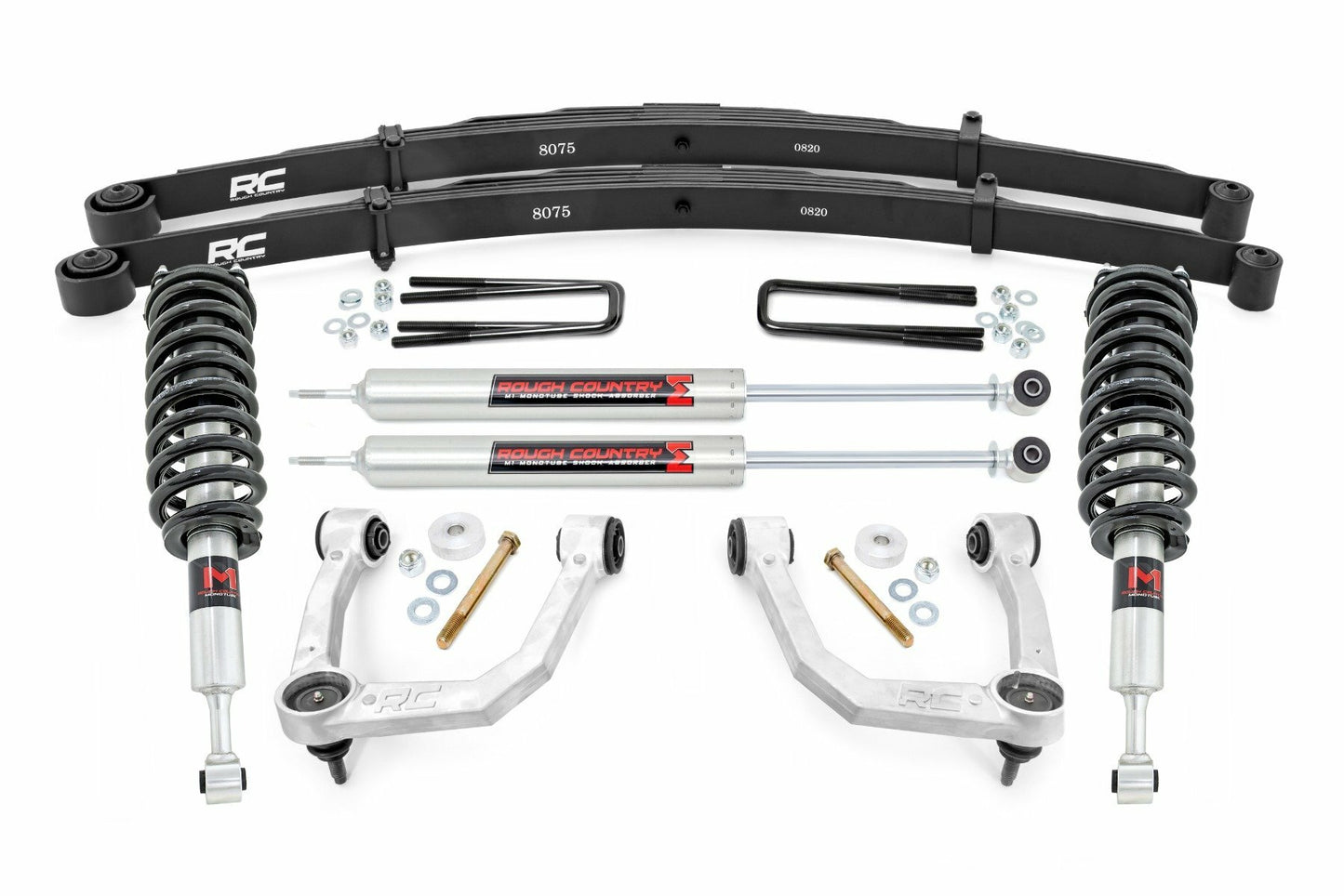 Fits Toyota Tacoma 4WD (2005-2023) 3.5 Inch Lift Kit; UCA; M1 Struts; 74241