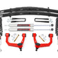 Fits Toyota Tacoma 4WD (2005-2023) 3.5 Inch Lift Kit; UCA; M1 Struts; 74241RED