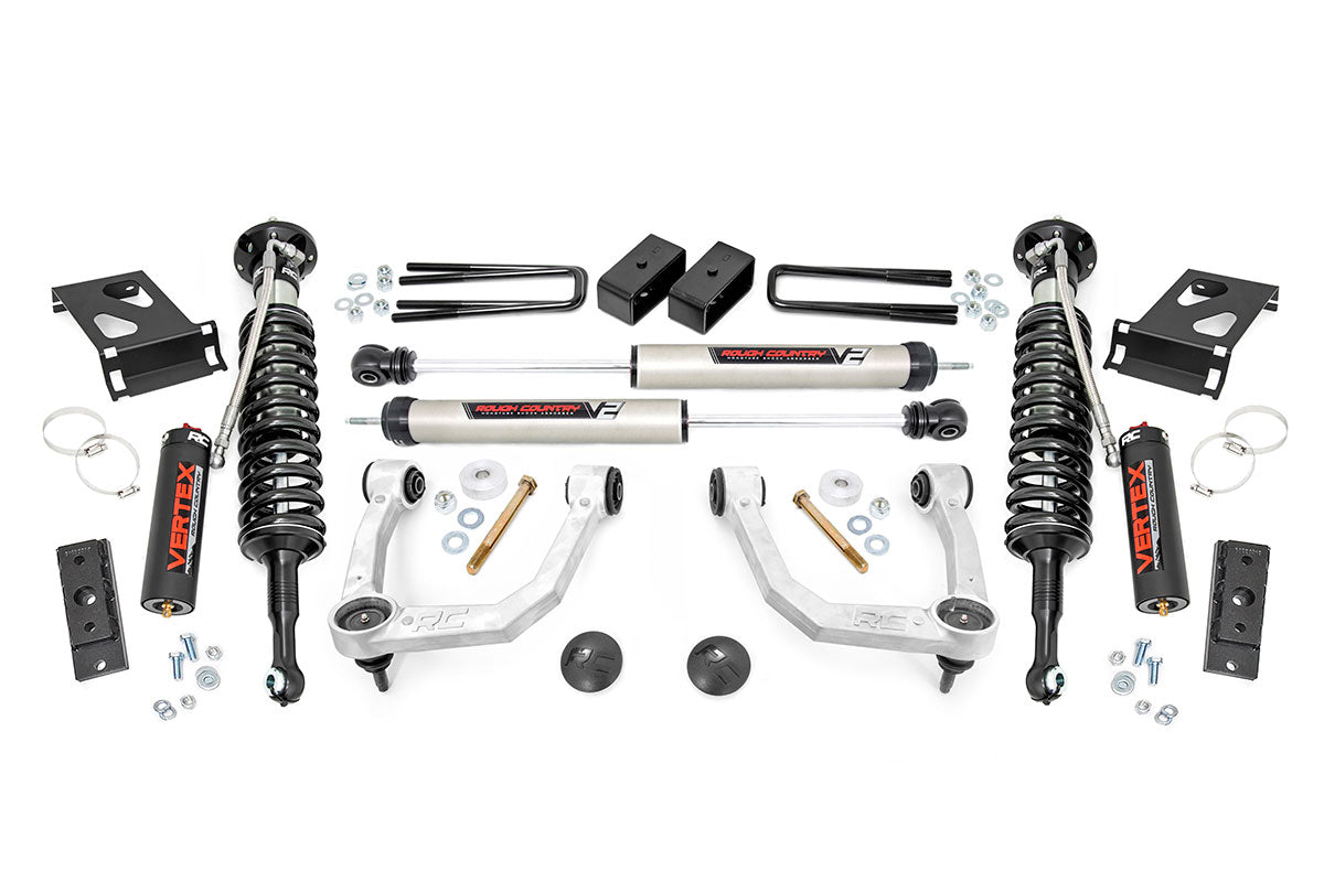 Fits Toyota Tacoma 4WD (2005-2023) 3.5 Inch Lift Kit; UCA; Vertex/V2; 74257