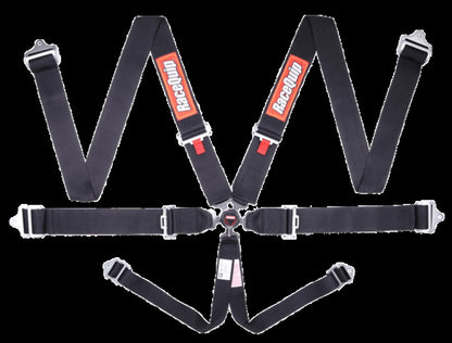 Sfi Camlock 6Pt Pd Lap Seat Belts Blk - 743003RQP