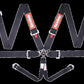 Sfi Camlock 6Pt Pd Lap Seat Belts Blk - 743003RQP