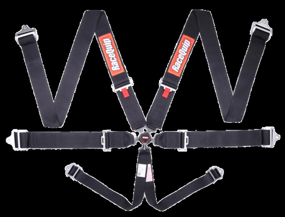 Sfi Camlock 6Pt Pd Lap Seat Belts Blk - 743003RQP