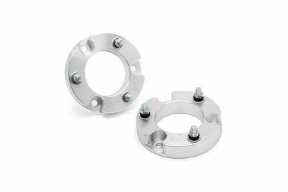 Fits Toyota Tacoma 2WD/4WD (2005-2023) 2 Inch leveling Kit; Aluminum; 744