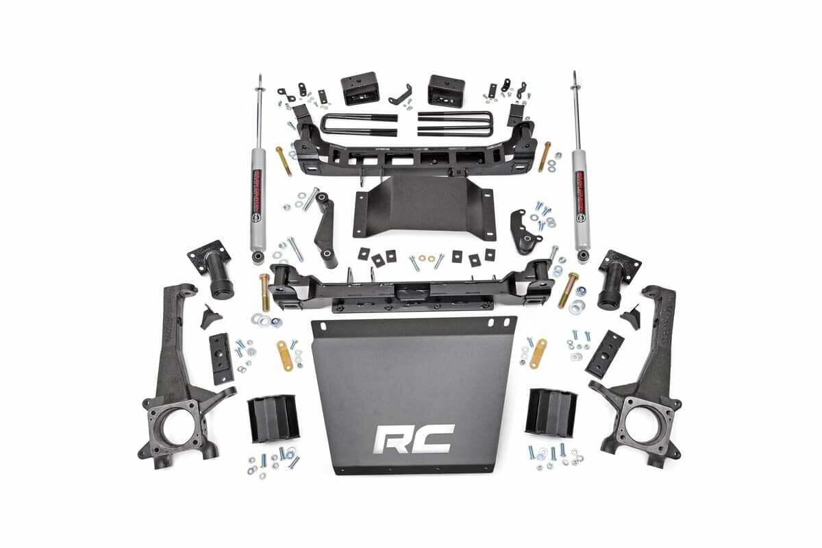 Fits Toyota Tacoma 2WD/4WD (2005-2015) 4 Inch Lift Kit; 746.2