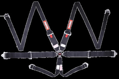 Sfi Camlock 6Pt Pu Lap Hnr Belts Blk - 747007RQP