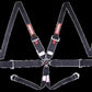 Sfi Camlock 6Pt Pu Lap Hnr Belts Blk - 747007RQP