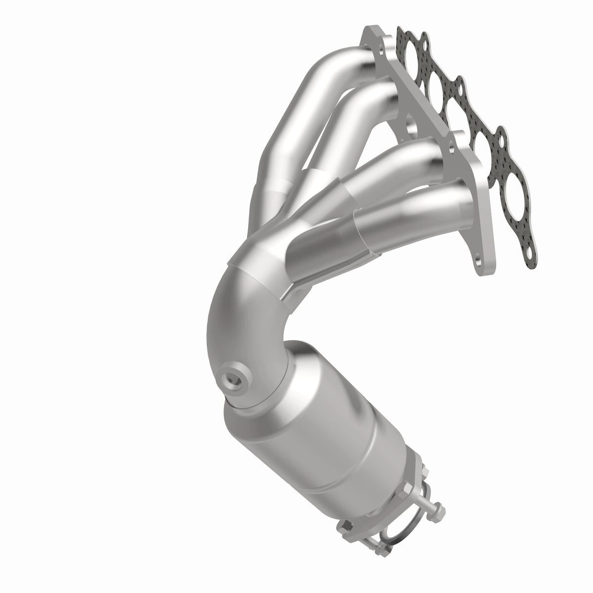 Catalytic Converter with Integrated Exhaust Manifold for HM Grade Federal / EPA Compliant Direct-Fit Manifold Catalytic