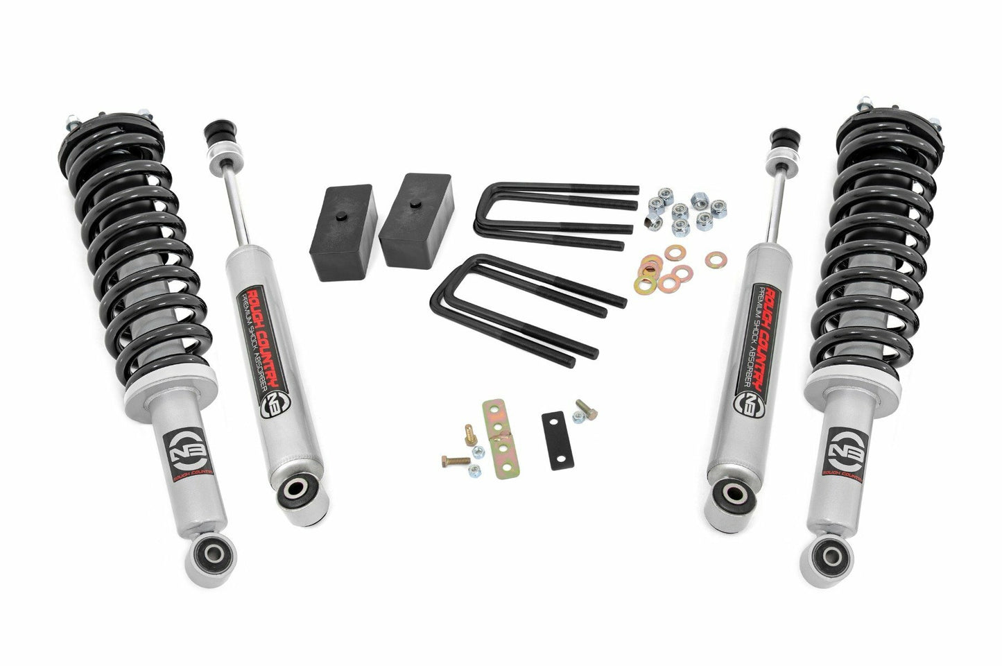 Fits Toyota Tundra 4WD (2000-2006) 2.5 Inch Lift Kit; N3 Struts; 75031