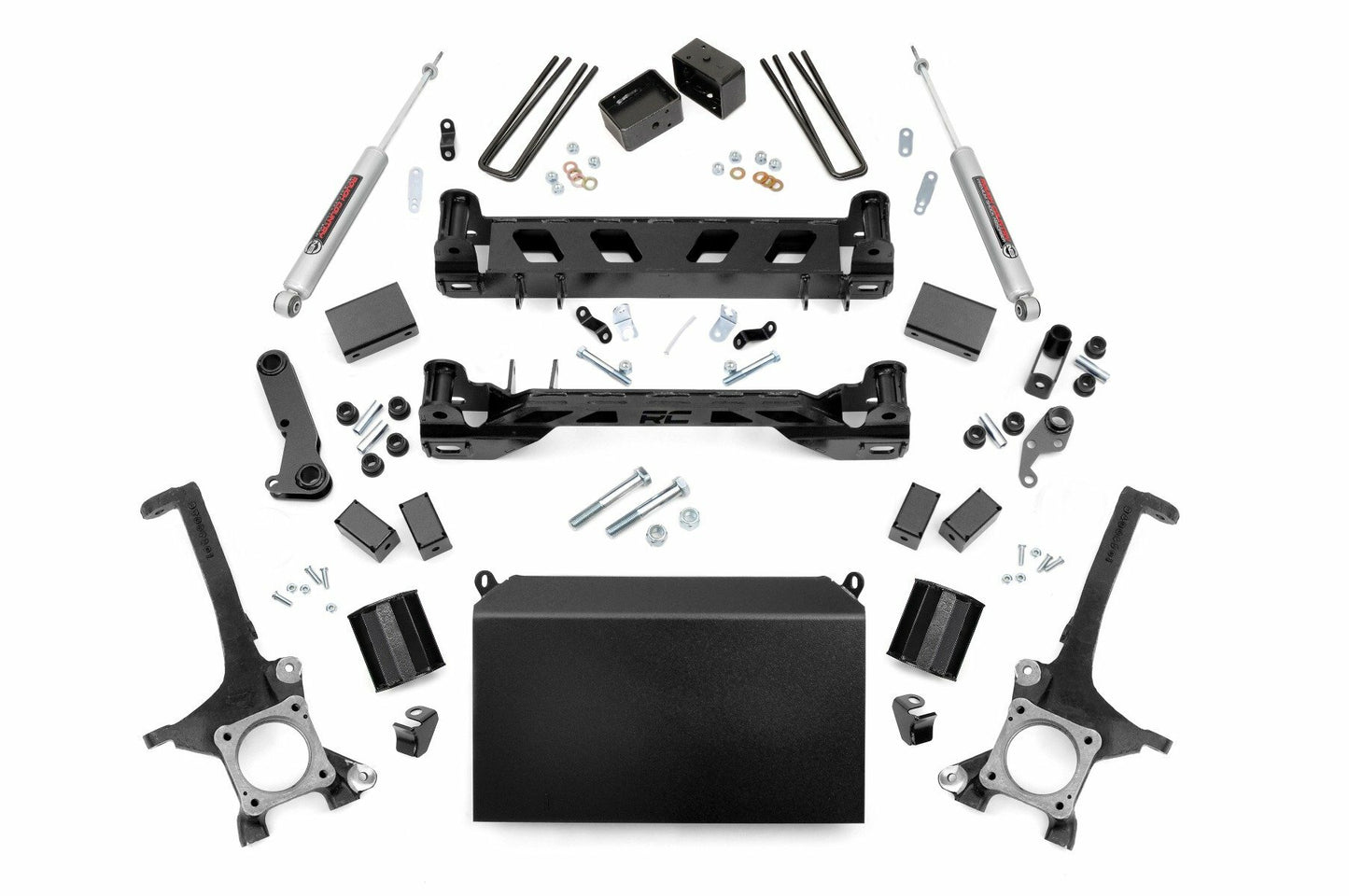 Fits Toyota Tundra 2WD/4WD (2007-2015) 4.5 Inch Lift Kit; 75330