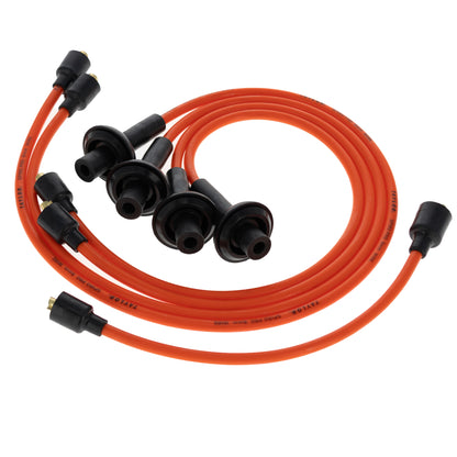 Spark Plug Wire Set Universal 8mm Silicone Spiro Pro 350 ohm/ft Orange 74391