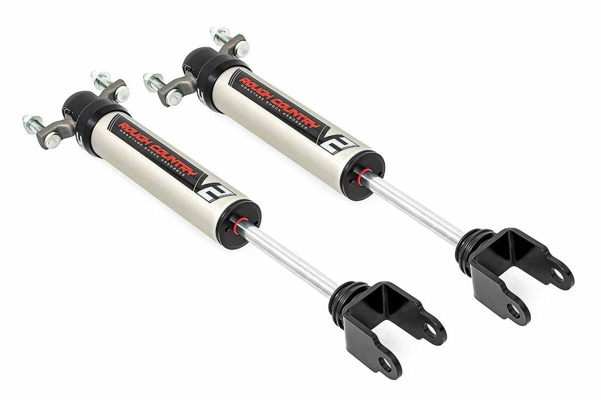 Fits Chevy/GMC 2500HD/3500HD (11-24) V2 Front Shocks; 0-2"; 760795_A