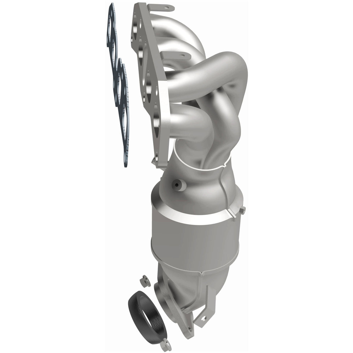 Catalytic Converter with Integrated Exhaust Manifold for HM Grade Federal / EPA Compliant Direct-Fit Manifold Catalytic