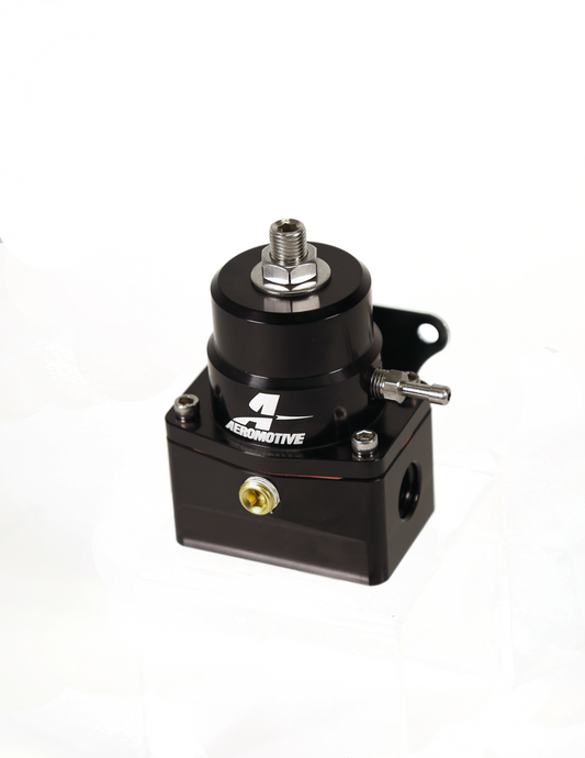 Fuel Pressure Regulator Adjustable Fuel Pressure Universal Fit Aeromotive 13131-BGPL