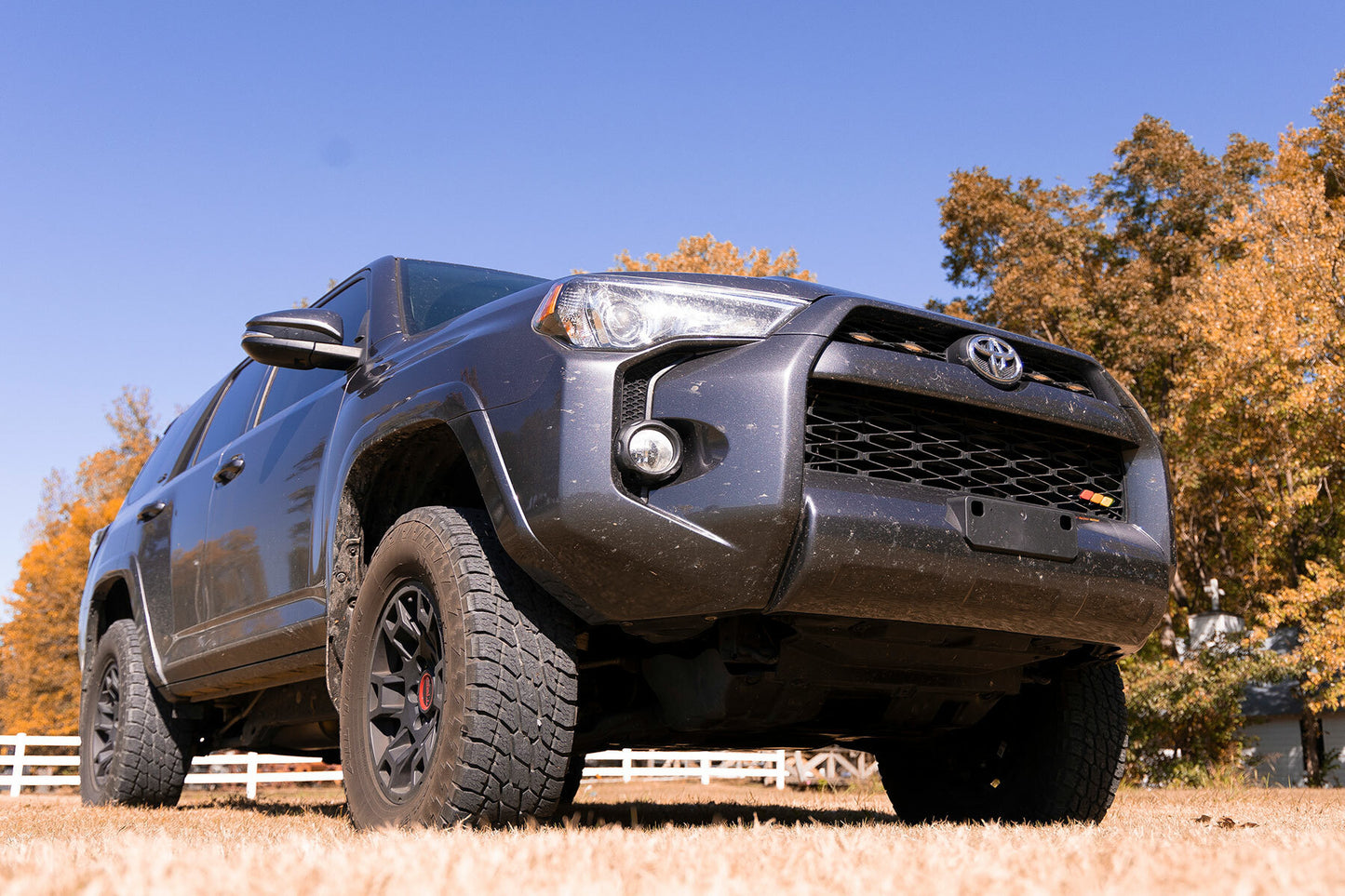 Fits Toyota 4Runner 2WD/4WD (2010-2024) 2 Inch Lift Kit; Red Spacers; 764RED