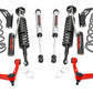 Fits 4Runner(10-24) 3" Lift Upper Control Arms RR Coils Vertex/V2 Strut 76658RED