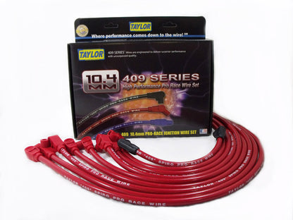 Spark Plug Wire Set Universal 10.4mm Silicone Spiro Pro 409 409 350 ohm/ft 79281