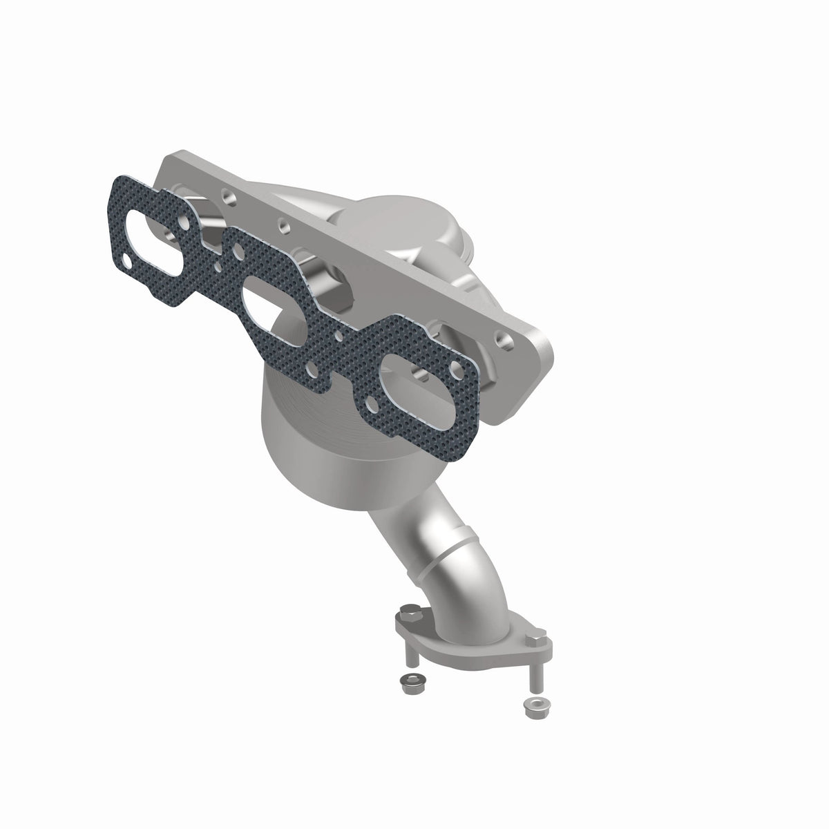 Catalytic Converter with Integrated Exhaust Manifold for HM Grade Federal / EPA Compliant Direct-Fit Manifold Catalytic