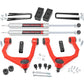 Fits Toyota Tundra 2WD/4WD (2007-2021) 3.5 Inch Lift Kit; M1 Struts/M1; 76840RED