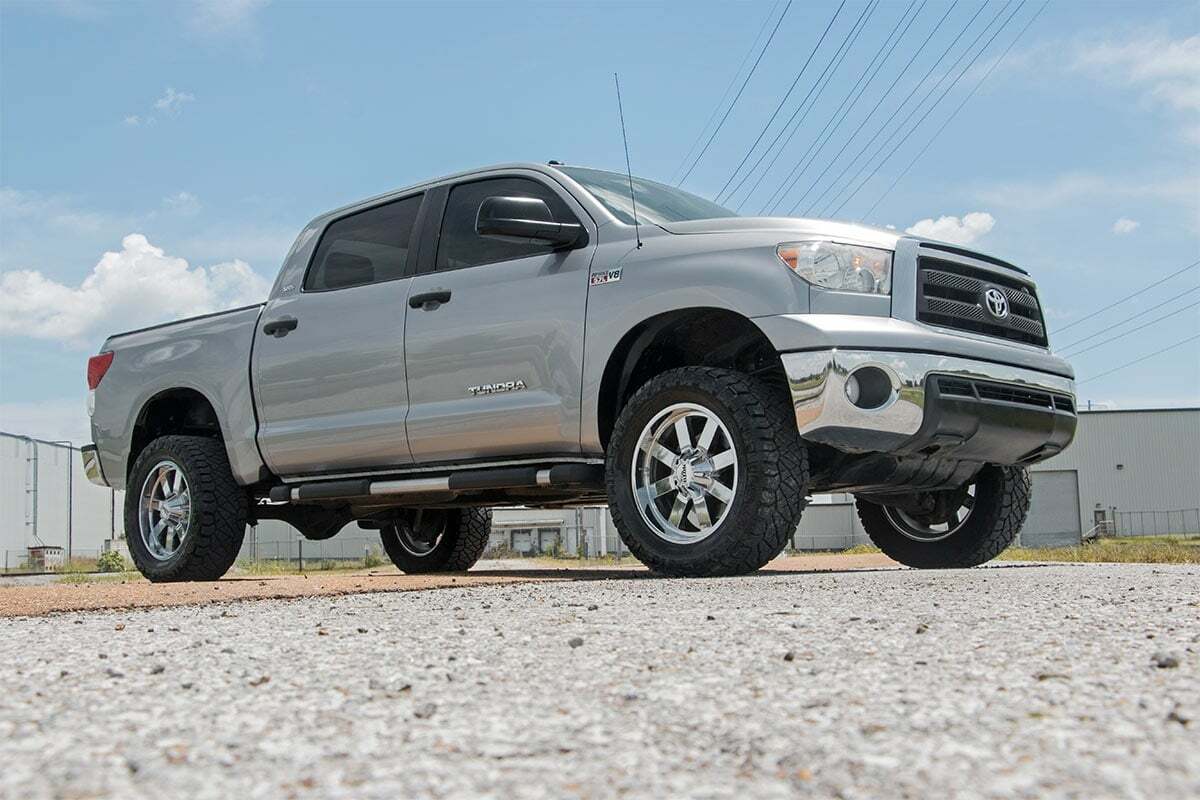 Fits Toyota Tundra 4WD (2007-2021) 3.5 Inch Lift Kit; Vertex/V2; 76857RED