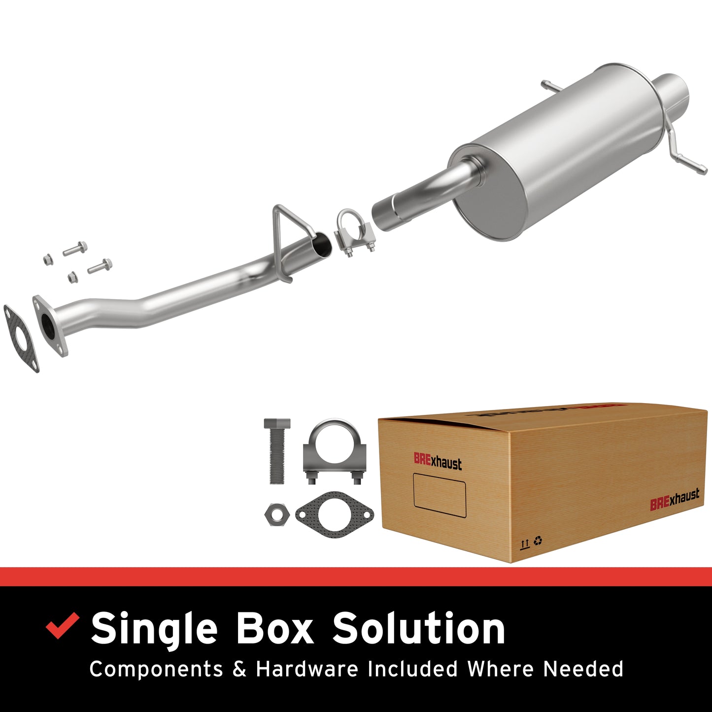2004-2008 Subaru Forester Direct-Fit Muffler Kit 108-0084