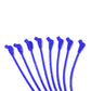Spark Plug Wire Set Universal 8mm Silicone Spiro Pro 350 ohm/ft Blue 76658