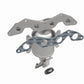 Catalytic Converter with Integrated Exhaust Manifold for HM Grade Federal / EPA Compliant Direct-Fit Manifold Catalytic