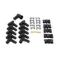 Spark Plug Wire Set Universal 10.4mm Silicone Spiro Pro 409 409 180? Black 79092